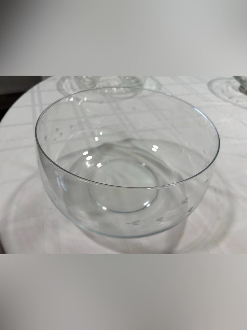 Princess House Heritage Crystal Salad Bowl